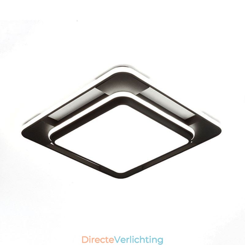 Moderne minimalistische plafondlamp met vierkante plafondlamp
