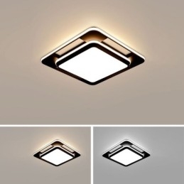 Moderne minimalistische plafondlamp met vierkante plafondlamp