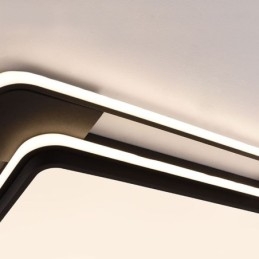 Moderne minimalistische plafondlamp met vierkante plafondlamp