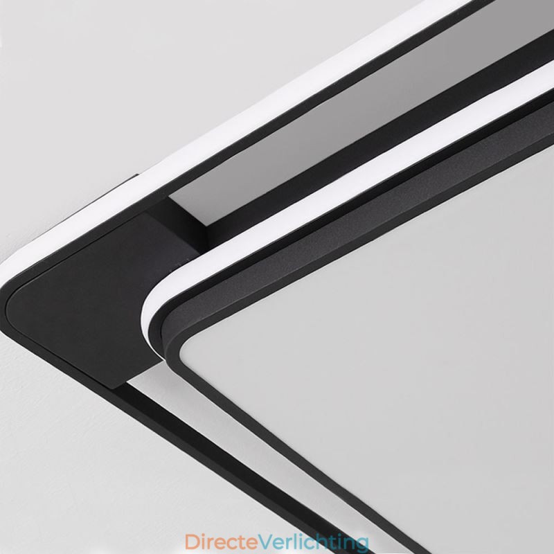 Moderne minimalistische plafondlamp met vierkante plafondlamp