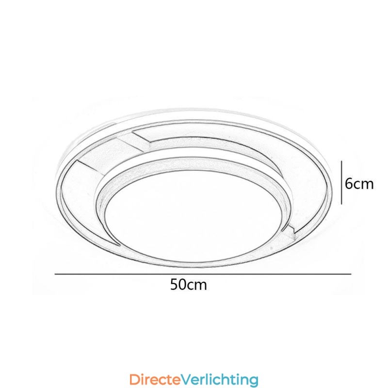 Moderne minimalistische plafondlamp met ronde plafondlamp
