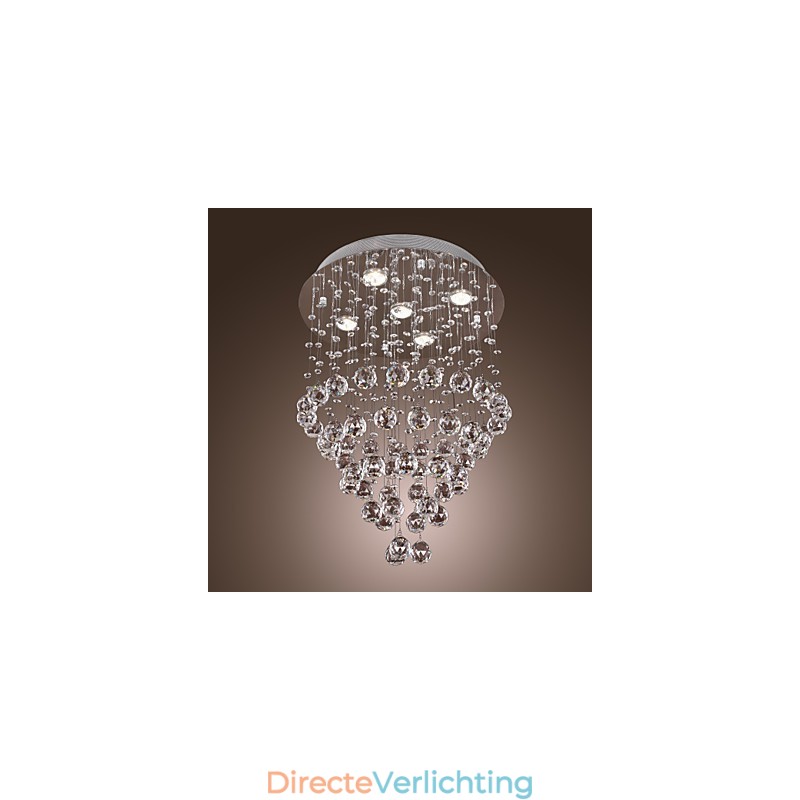 Kristallen kroonluchter met 5 lichtpunten (K9 Crystal)