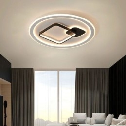 Moderne minimalistische plafondlamp ronde en vierkante plafondlamp