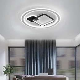 Moderne minimalistische plafondlamp ronde en vierkante plafondlamp