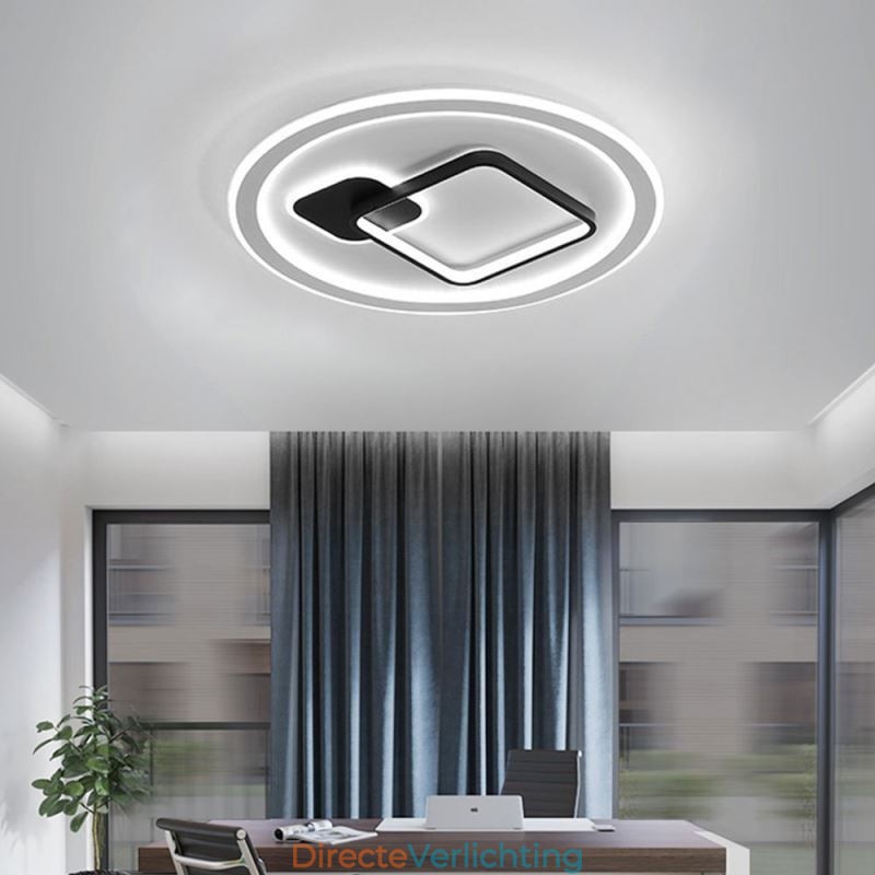 Moderne minimalistische plafondlamp ronde en vierkante plafondlamp