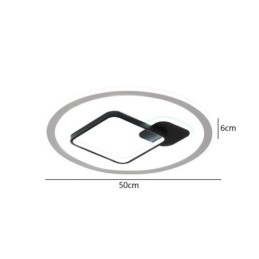 Moderne minimalistische plafondlamp ronde en vierkante plafondlamp