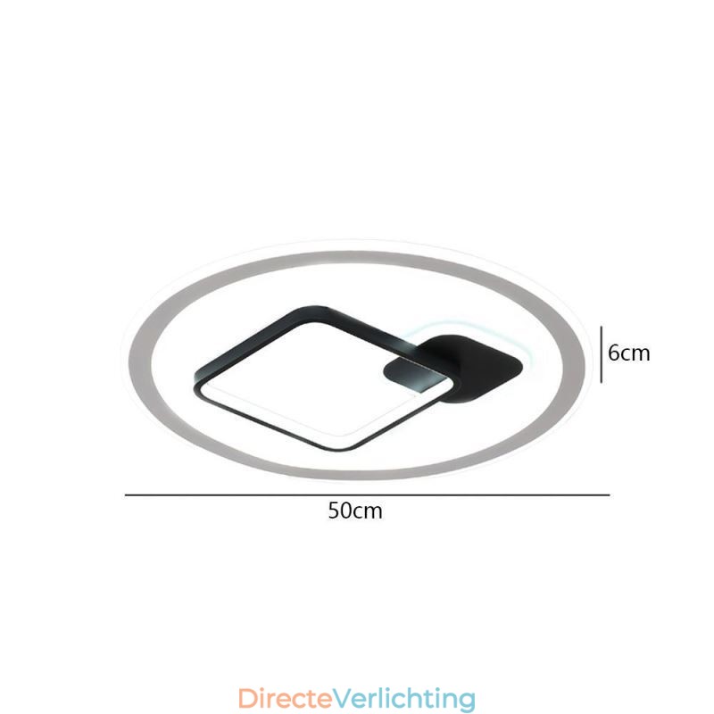 Moderne minimalistische plafondlamp ronde en vierkante plafondlamp