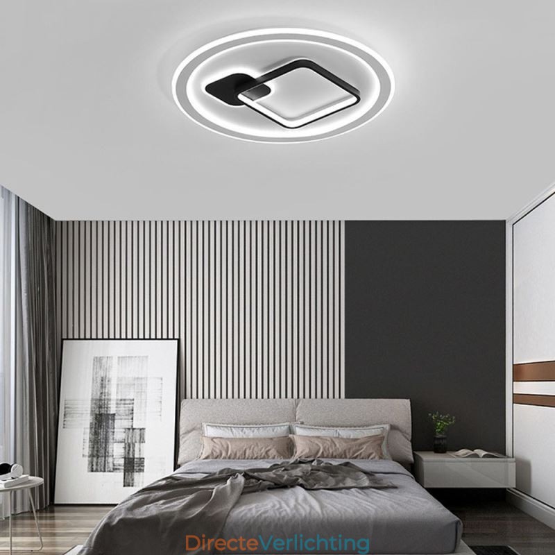 Moderne minimalistische plafondlamp ronde en vierkante plafondlamp