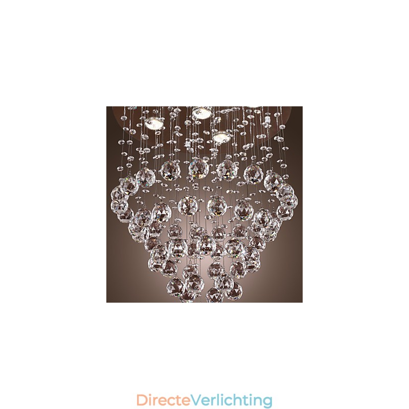 Kristallen kroonluchter met 5 lichtpunten (K9 Crystal)