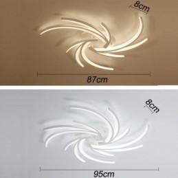 Onregelmatige lineaire plafondlamp met moderne verlichting