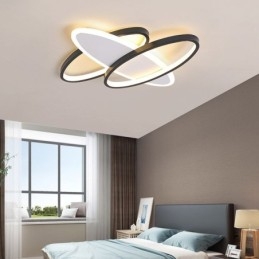 Moderne ovale plafondlamp van acryl