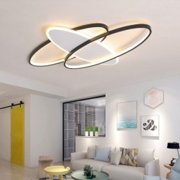 Moderne ovale plafondlamp van acryl