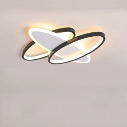 Moderne ovale plafondlamp van acryl