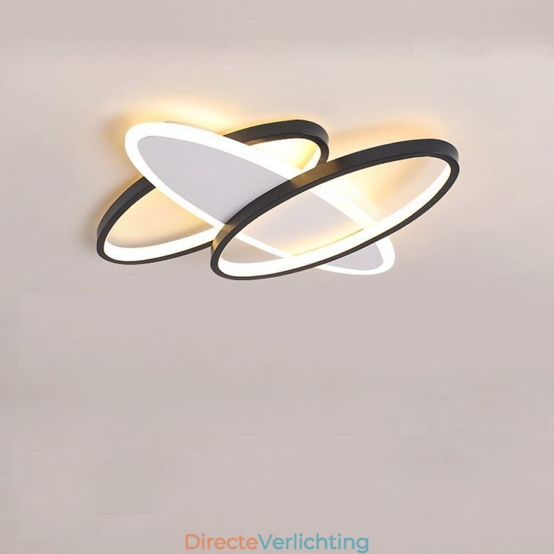 Moderne ovale plafondlamp van acryl