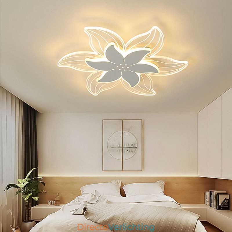 Elegante bloem plafondlamp Unieke decoratieve verlichting