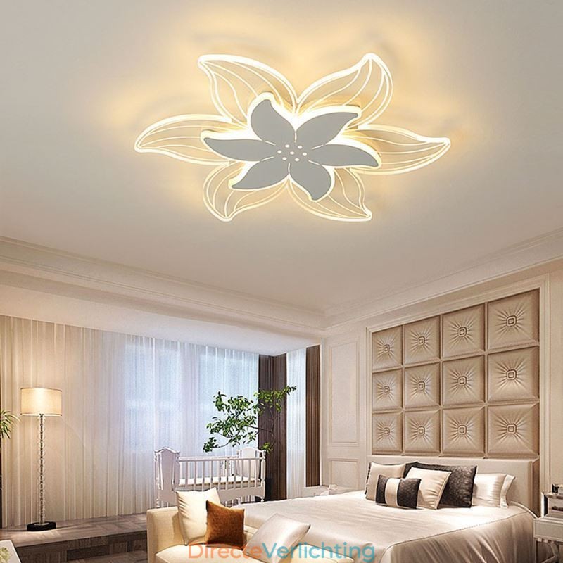 Elegante bloem plafondlamp Unieke decoratieve verlichting