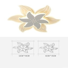 Elegante bloem plafondlamp Unieke decoratieve verlichting