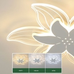 Elegante bloem plafondlamp Unieke decoratieve verlichting