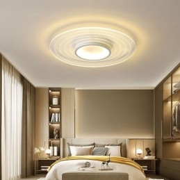 Moderne ronde plafondlamp met inbouwspot Minimalistische lamp