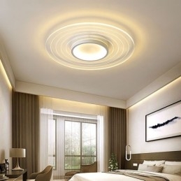 Moderne ronde plafondlamp met inbouwspot Minimalistische lamp