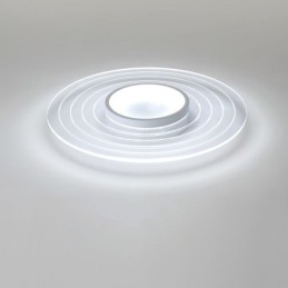 Moderne ronde plafondlamp met inbouwspot Minimalistische lamp