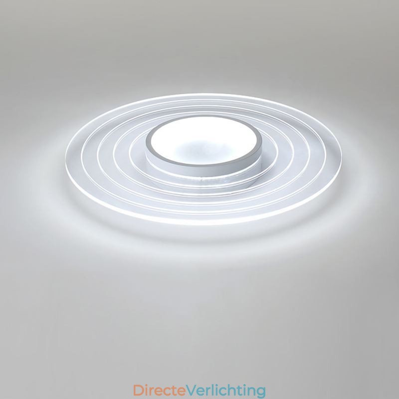 Moderne ronde plafondlamp met inbouwspot Minimalistische lamp