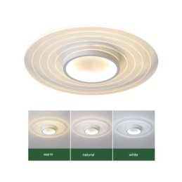 Moderne ronde plafondlamp met inbouwspot Minimalistische lamp