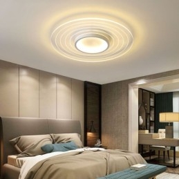 Moderne ronde plafondlamp met inbouwspot Minimalistische lamp