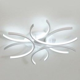 Moderne plafondlamp met silicageldecoratie