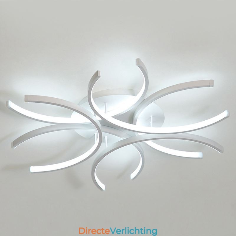 Moderne plafondlamp met silicageldecoratie