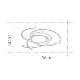 Moderne plafondlamp van acryl, creatieve decoratieve verlichting