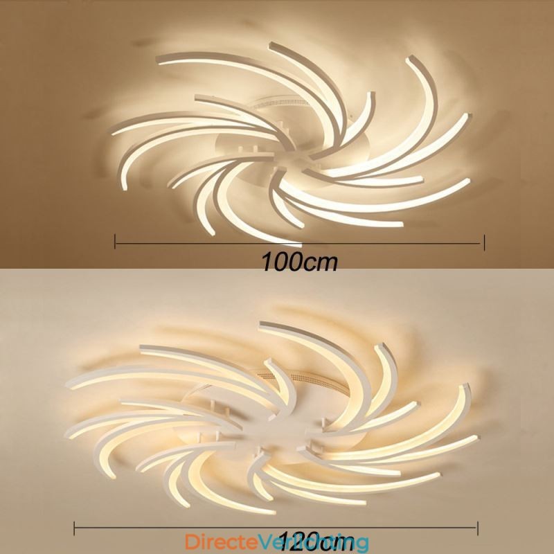 Moderne windmolen plafondlamp onregelmatige decoratieverlichting