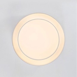 Moderne, ronde plafondlamp met inbouwmontage