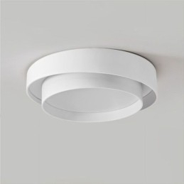 Moderne, ronde plafondlamp met inbouwmontage