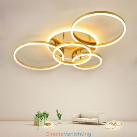 Halo Ring Flush Mount Moderne Acryl Plafondlamp Halo Ring Flush Mount Moderne Acryl Plafondlamp