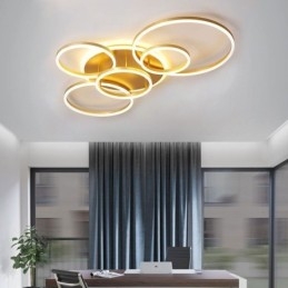 Halo Ring Flush Mount Moderne Acryl Plafondlamp