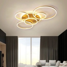 Halo Ring Flush Mount Moderne Acryl Plafondlamp