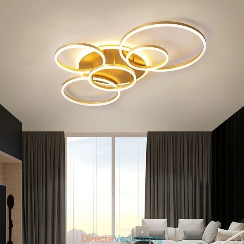 Halo Ring Flush Mount Moderne Acryl Plafondlamp
