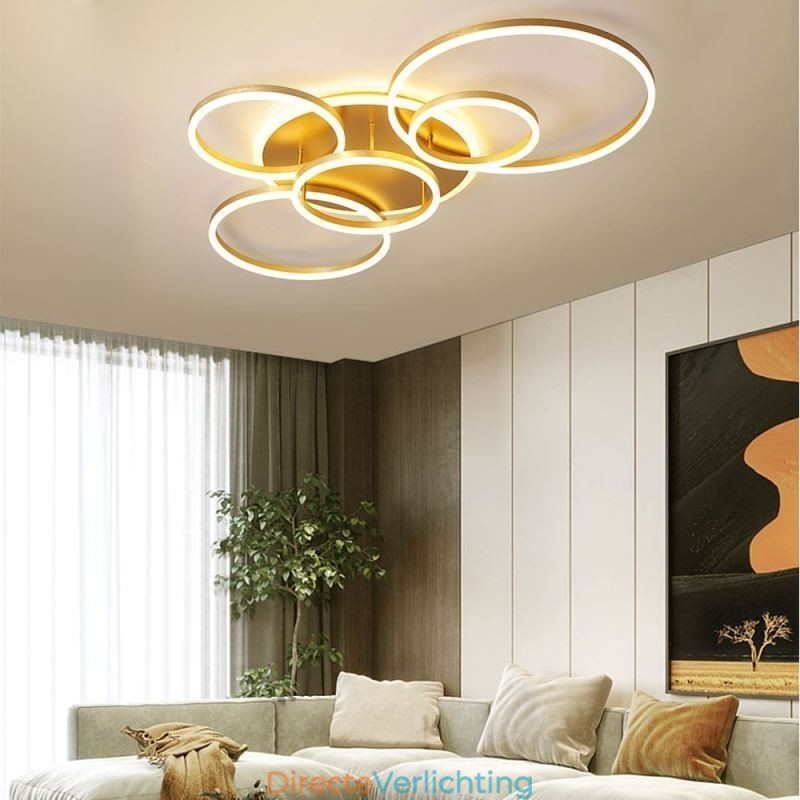 Halo Ring Flush Mount Moderne Acryl Plafondlamp