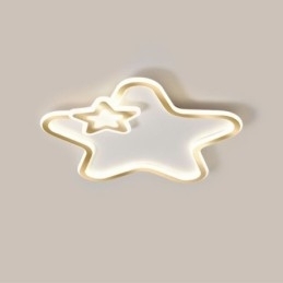 Creatieve Star Flush Mount Golden Star Plafondlamp