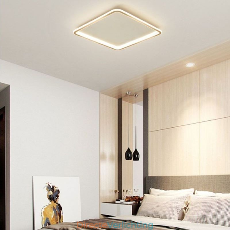 Moderne minimalistische plafondlamp met ultradunne plafondmontage