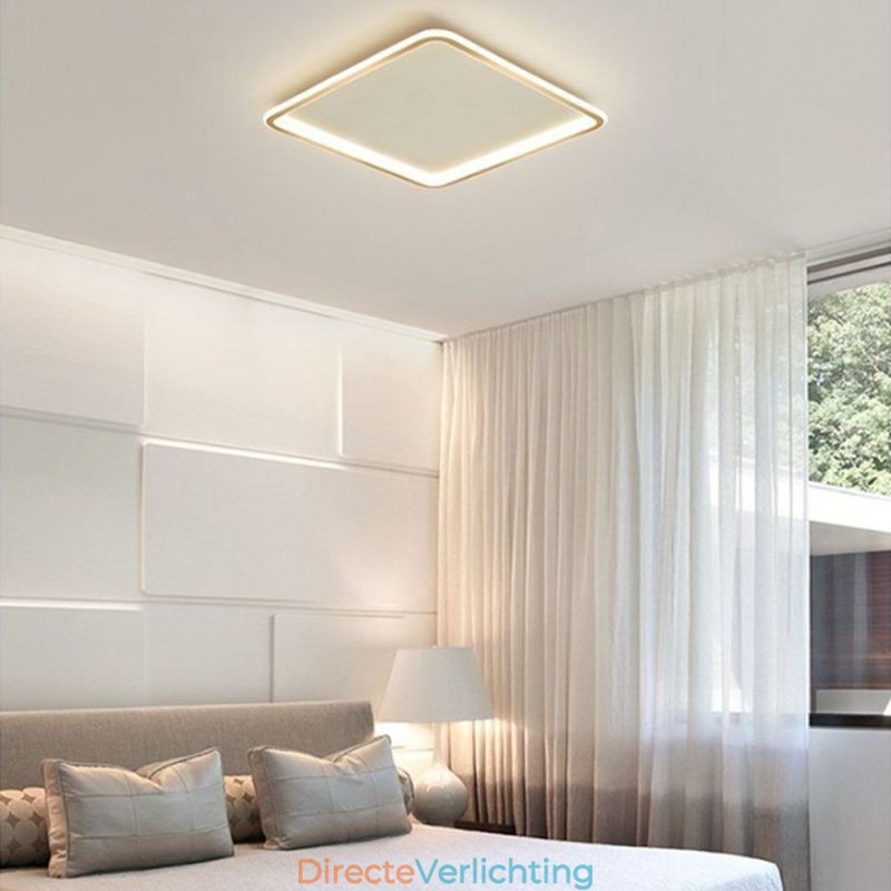Moderne minimalistische plafondlamp met ultradunne plafondmontage