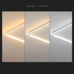 Moderne minimalistische plafondlamp met ultradunne plafondmontage