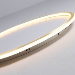 Minimalistische ronde plafondlamp met inbouwmontage
