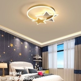 Star Flush Mount Plafondlamp Acryl Dubbele Sterren Lichtarmatuur
