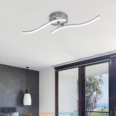 Moderne eenvoudige plafondlamp van acryl in de vorm van een golf Moderne eenvoudige plafondlamp van acryl in de vorm van een golf