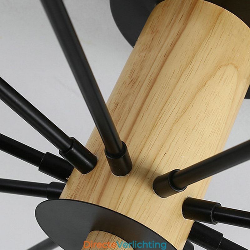 Moderne Magic Beans Flush Mount kroonluchter met houten takken