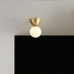 Nordic Brass Mini Flush Mount Plafondlamp Foyer Verlichting
