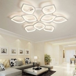 Moderne eenvoudige plafondlamp van acryl met bloemblaadjes
