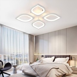 Moderne eenvoudige plafondlamp van acryl met bloemblaadjes
